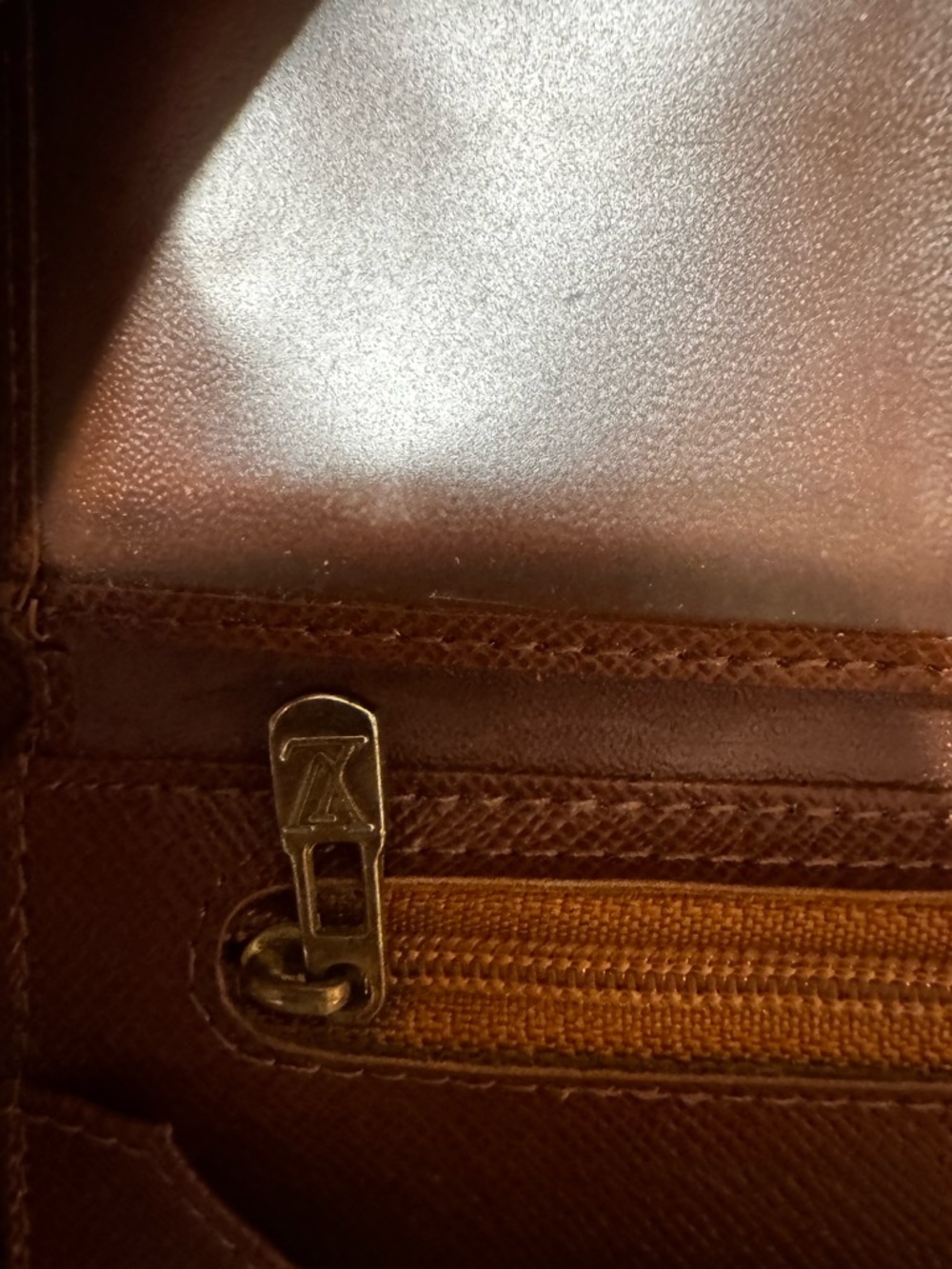 Louis Vuitton Brown Monogram Canvas Wallet - Picture 4 of 9